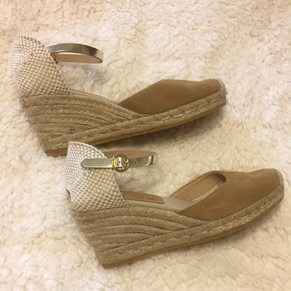 New!  Kanna Made in Spain Suede Espadrilles Sz 7 (37 6.5 European) - Picture 2 of 12